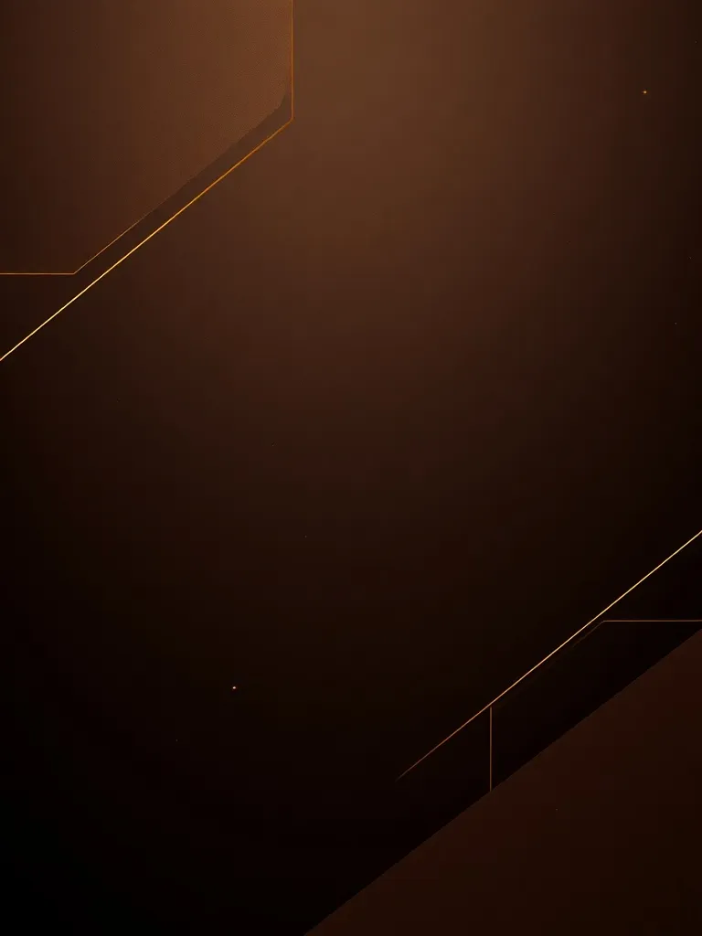 Abstract dark brown and gold background with subtle geometri